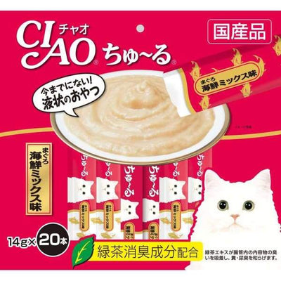 Ciao Ciao ChuRu White Meat Tuna Liquid Cat Treat 280g (14gx20) Cat Food & Treats