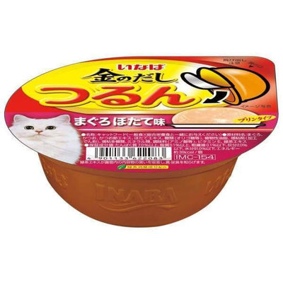 Ciao Ciao Tsurun Pudding Tuna With Scallop Flavour Cup Cat Food 65g Cat Food & Treats