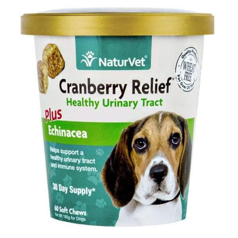 NaturVet NaturVet Cranberry Relief Plus Echinacea Soft Chew Cup 60 count Dog Healthcare