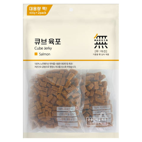 Bow Wow Bow Wow Mumargin Cube Jerky Salmon Dog Treats 800g Dog Food & Treats