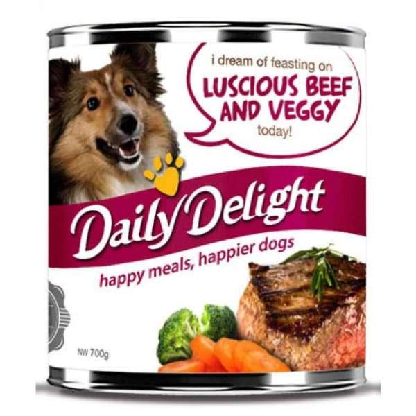 Daily Delight Daily Delight Luscious Beef and Veggy Canned Dog Food Dog Food & Treats