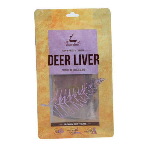 Dear Deer Dear Deer Liver Freeze Dried Dog & Cat Treats 50g Dog Food & Treats