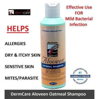 DermCare DermCare Aloveen Oatmeal Shampoo for Dogs 250ml / 500ml Grooming & Hygiene