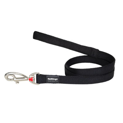 Red Dingo Red Dingo Classic Fixed Black Dog Lead Dog Accessories