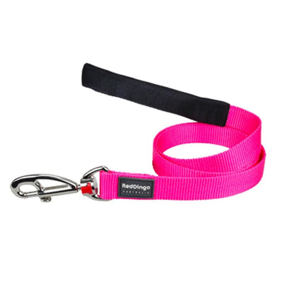 Red Dingo Red Dingo Classic Fixed Hot Pink Dog Lead Dog Accessories