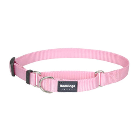 Red Dingo Red Dingo Martingale Half Check Pink Dog Collar (4 Sizes) Dog Accessories