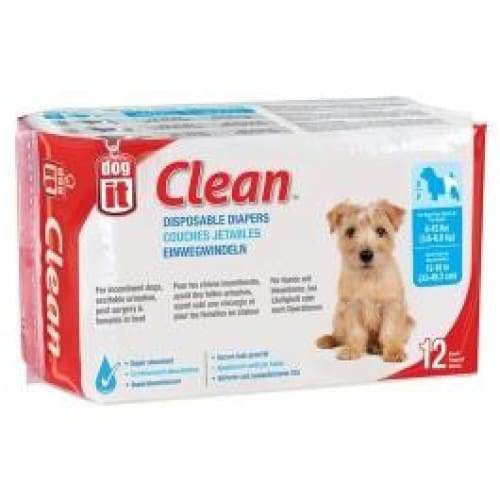 Dogit Dogit Diapers Small - XL (12 Pack) Grooming & Hygiene
