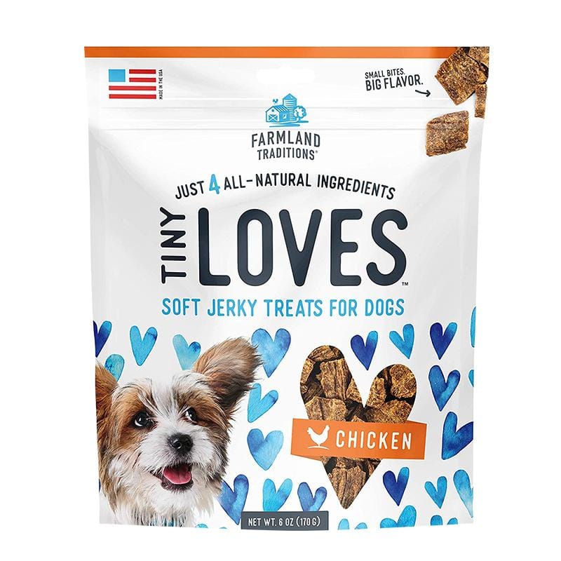 Farmland Traditions Farmland Traditions Tiny Loves Chicken Soft Jerky Dog Treats 6oz Dog Food & Treats