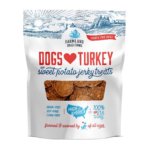 Farmland Traditions Farmland Traditions Turkey & Sweet Potato Jerky Dog Treats 6oz Dog Food & Treats