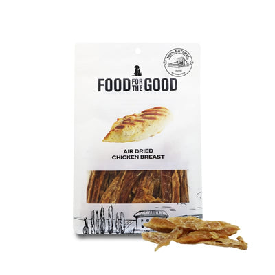 Food For The Good [30% OFF LAUNCH PROMOTION] Food For The Good Chicken Breast Air-Dried Cat & Dog Treats 300g Dog Food & Treats