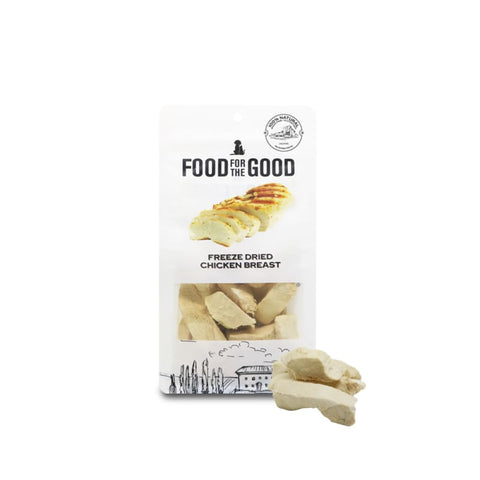 Food For The Good [30% OFF LAUNCH PROMOTION] Food For The Good Chicken Breast Freeze-Dried Cat & Dog Treats 70g Dog Food & Treats