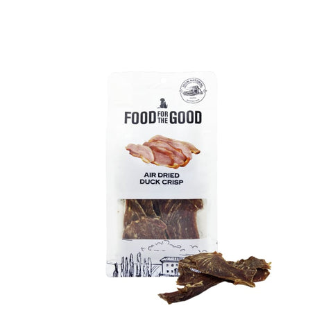 Food For The Good [25% OFF] Food For The Good Duck Crisp Air-Dried Cat & Dog Treats 100g Dog Food & Treats