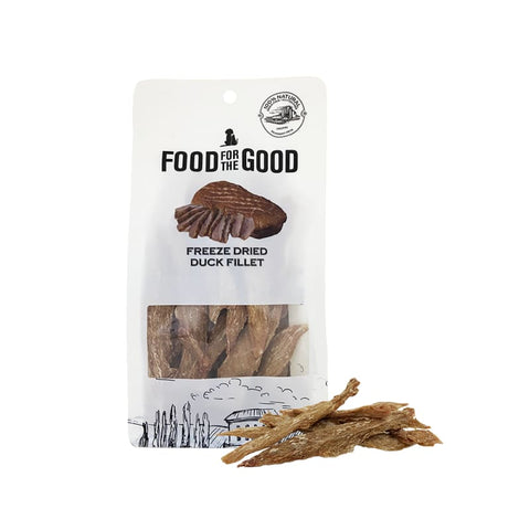 Food For The Good [25% OFF] Food For The Good Duck Fillet Freeze-Dried Cat & Dog Treats 100g Dog Food & Treats