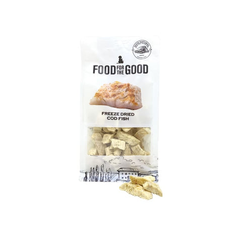 Food For The Good [25% OFF] Food For The Good Cod Fish Air-Dried Cat & Dog Treats 50g Dog Food & Treats