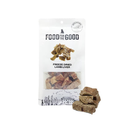 Food For The Good [30% OFF] Food For The Good Lamb Liver Freeze-Dried Cat & Dog Treats 70g Dog Food & Treats