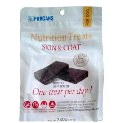 Forcans Forcans Nutrition Treats Skin & Coat 240g bag Dog Healthcare