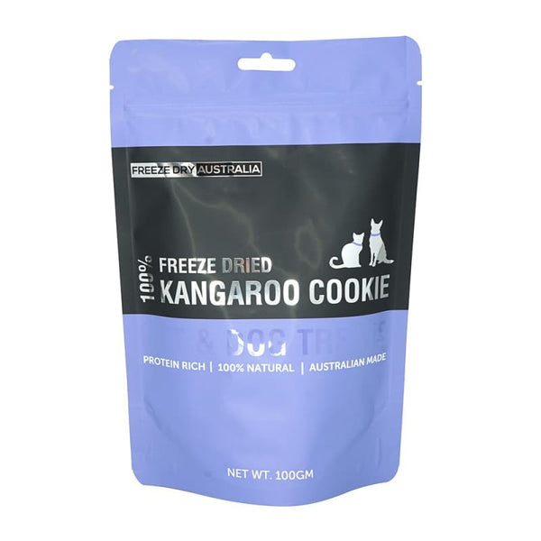 Freeze Dry Australia [TREATS GALORE SPECIAL] Freeze Dry Australia Kangaroo Cookies Freeze Dried Dog Treats 100g Dog Food & Treats