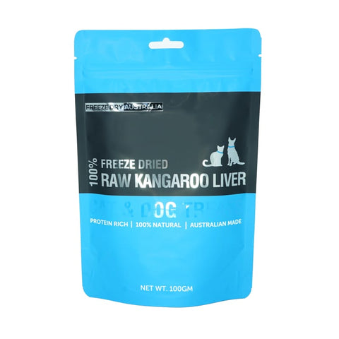 Freeze Dry Australia [32% OFF] Freeze Dry Australia 100% Raw Kangaroo Liver Freeze Dried Cat & Dog Treats 100g Dog Food & Treats