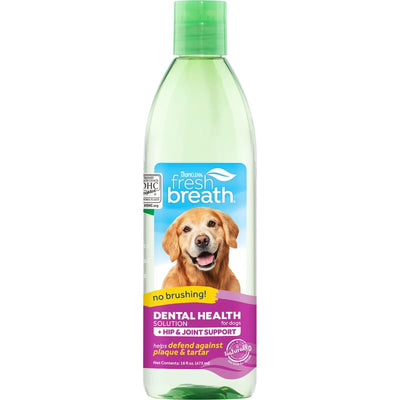 TropiClean [15% OFF] Tropiclean Fresh Breath Water Additive Plus Hip & Joint 16oz Dog Healthcare