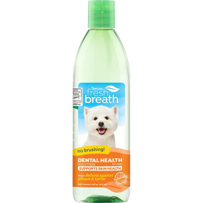 TropiClean [15% OFF] Tropiclean Fresh Breath Water Additive Plus Skin & Coat 16oz Dog Healthcare