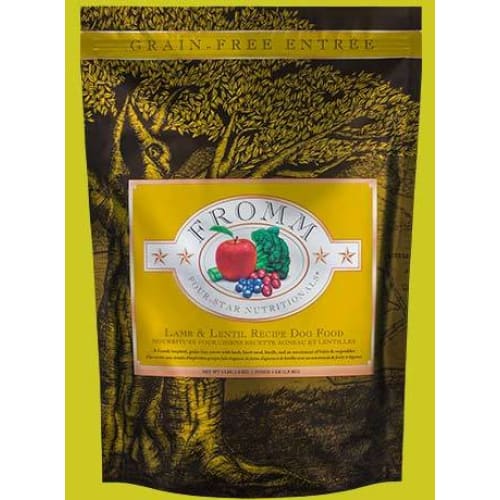 Fromm Family [15% OFF] Fromm Family Lamb & Lentils Recipe Grain-Free Dry Dog Food (3 Sizes) Dog Food & Treats