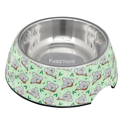 Fuzzyard [15% OFF] Fuzzyard Dreamtime Koalas Easy Feeder Dog Bowl (3 Sizes) Dog Accessories