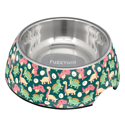 Fuzzyard [15% OFF] Fuzzyard Dinosaur Land Easy Feeder Dog Bowl (3 Sizes) Dog Accessories