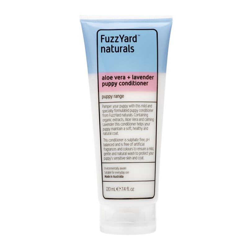 Fuzzyard [11.11 DEALS! 2 FOR $29] Fuzzyard Aloe Vera and Lavender Puppy Conditioner 220ml Grooming & Hygiene
