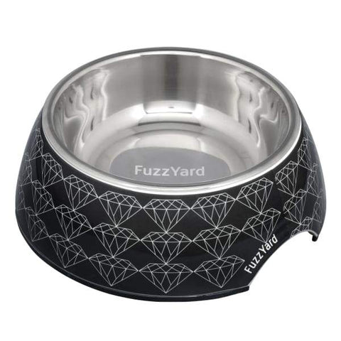 Fuzzyard [15% OFF] Fuzzyard Black Diamond Easy Feeder Dog Bowl (3 Sizes) Dog Accessories