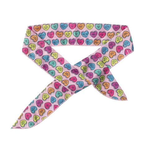 Fuzzyard [15% OFF] Fuzzyard Candy Hearts Cooling Pet Bandana (2 Sizes) Dog Accessories