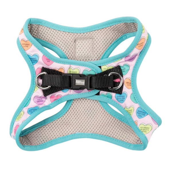 Fuzzyard [15% OFF] Fuzzyard Candy Hearts Dog Step-in-Harness (5 Sizes) Dog Accessories