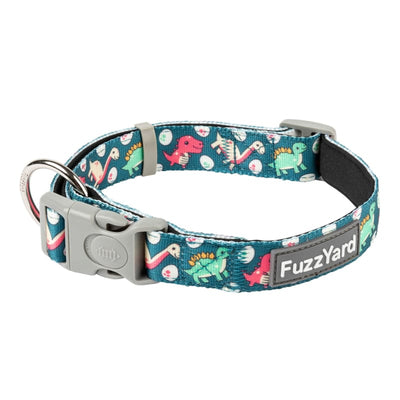 Fuzzyard [15% OFF] Fuzzyard Dinosaur Land Dog Collar (3 Sizes) Dog Accessories