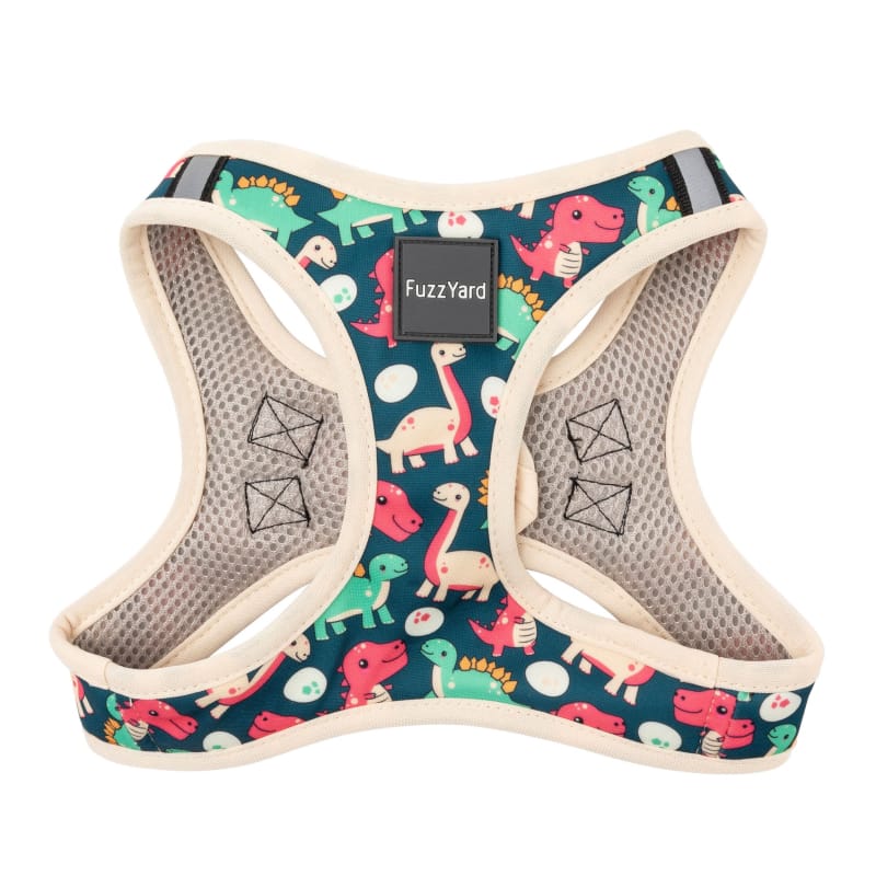 Fuzzyard [15% OFF] Fuzzyard Dinosaur Land Dog Step-in-Harness (5 Sizes) Dog Accessories
