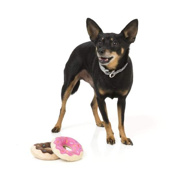 Fuzzyard [15% OFF] Fuzzyard Donuts Plush Dog Toy (2pcs) Dog Accessories