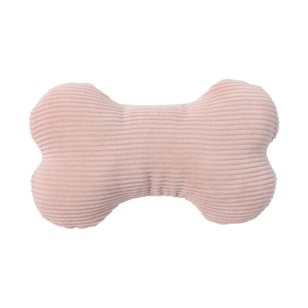 Fuzzyard [15% OFF] Fuzzyard Life Bone Soft Blush Dog Toy (2 Sizes) Dog Accessories
