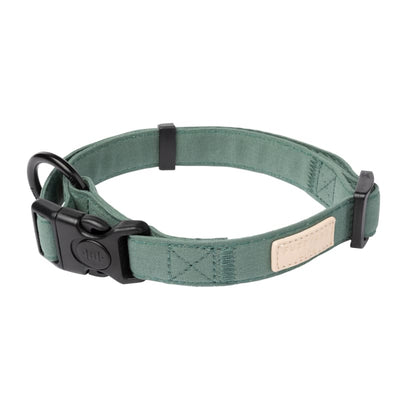 Fuzzyard [15% OFF] Fuzzyard Life Cotton Myrtle Green Dog Collar (3 Sizes) Dog Accessories