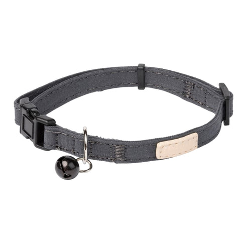 Fuzzyard [15% OFF] Fuzzyard Life Cotton Slate Grey Cat Collar Cat Accessories