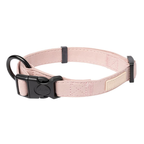 Fuzzyard [15% OFF] Fuzzyard Life Cotton Soft Blush Dog Collar (3 Sizes) Dog Accessories