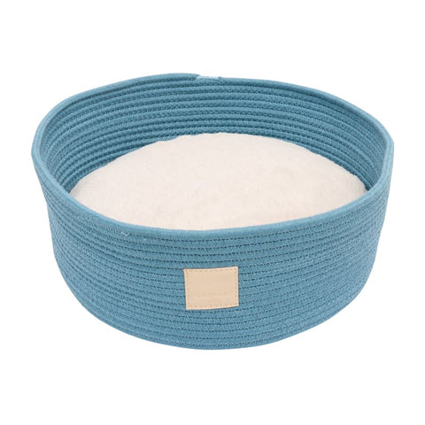 Fuzzyard [15% OFF] Fuzzyard Life French Blue Rope Basket Pet Bed Dog Accessories