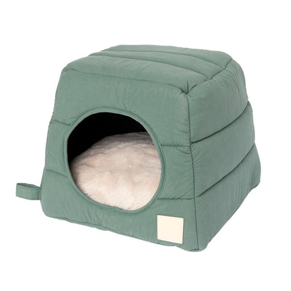 Fuzzyard [15% OFF] Fuzzyard Life Myrtle Green Cotton Cat Cubby Cat Accessories