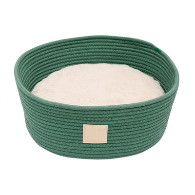 Fuzzyard [15% OFF] Fuzzyard Life Myrtle Green Rope Basket Pet Bed Dog Accessories