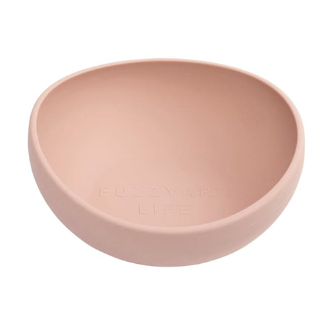 Fuzzyard [15% OFF] Fuzzyard Life Soft Blush Silicone Feeding Dog Bowl (3 Sizes) General