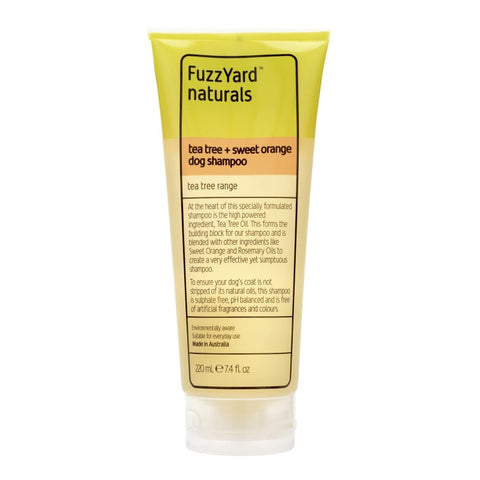 Fuzzyard [11.11 DEALS! 2 FOR $29] Fuzzyard Tea Tree and Sweet Orange Dog Shampoo 220ml Grooming & Hygiene