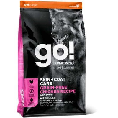 Go! GO! Solutions Skin & Coat Care Grain Free Chicken Recipe Dry Dog Food Dog Food & Treats