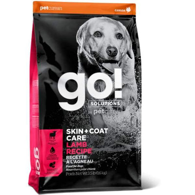 Go! GO! Solutions Skin & Coat Care Lamb Recipe Dry Dog Food 3.5lb Dog Food & Treats