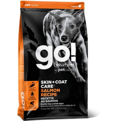 Go! GO! Solutions Skin & Coat Care Salmon Recipe Dry Dog Food 3.5lb Dog Food & Treats