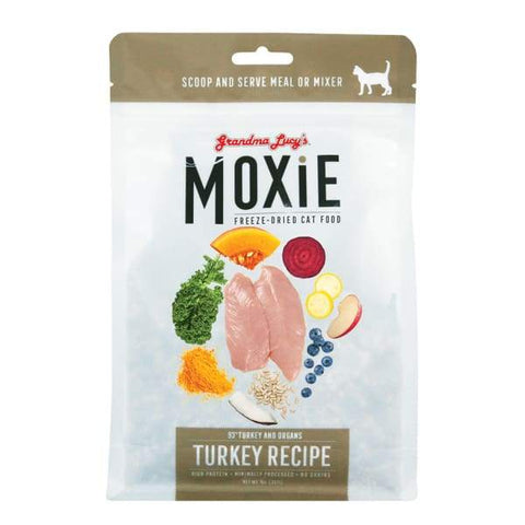 Grandma Lucys [10% OFF] Grandma Lucys Moxie Turkey Recipe Grain Free Freeze Dried Cat Food 8oz Dog Food & Treats