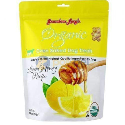 Grandma Lucys [10% OFF] Grandma Lucys Organic Lemon & Honey Oven Baked Dog Treats 14oz Dog Food & Treats