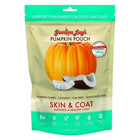 Grandma Lucys [10% OFF] Grandma Lucys Pumpkin Pouch Skin & Coat Supplement for Dog & Cat 6oz Dog Healthcare