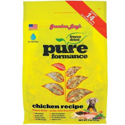 Grandma Lucys Grandma Lucys Pureformance Chicken Freeze-Dried Grain-Free Dog Food Dog Food & Treats